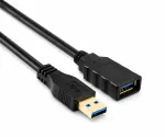 Επέκταση USB 3.0, βύσμα A σε υποδοχή A, επιχρυσωμένες επαφές, μαύρο, 2.00m, πολυσακούλα DINIC
