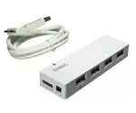 DINIC USB 3.0 4-Port HUB Plug 'n Play Buspower, inkl. Anschlusskabel