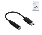 USB-C Adapter to 3.5mm (digital) black, DINIC Box