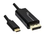 Kabel USB 3.1 z wtyczką typu C do wtyczki DisplayPort, 4K*2K@60Hz, czarny, DINIC polybag, 2 m