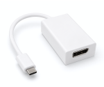 DINIC USB-C / DisplayPort Adapter V2, βύσμα USB 3.1 Gen.2 Type-C σε υποδοχή DP, 4K@60Hz, λευκό