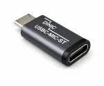 Adaptateur, Micro mâle vers USB C femelle Alu, space gris