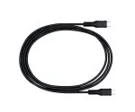 Nabíjecí kabel DINIC USB typu C na C, 2x zástrčka USB typu C, 60W, 3A, vnější průměr: 3,5mm, černý, polybag DINIC, 1,5m