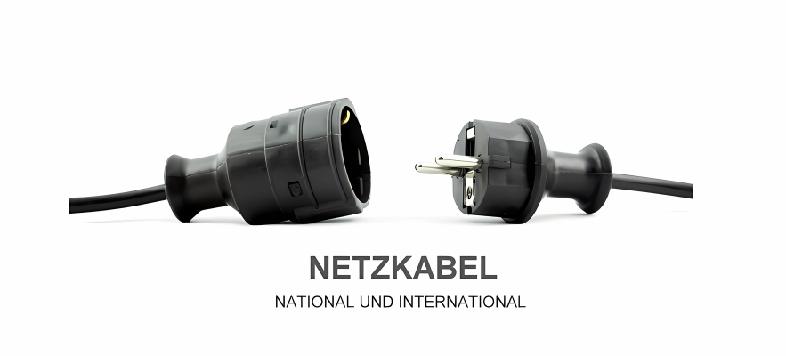 Netzanschlusskabel für alle Länder und Geräte
